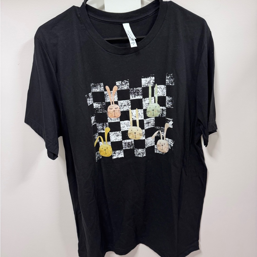 K Black Graphic T-Shirt